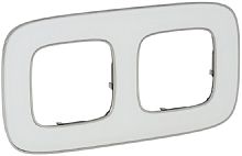 Рамка универсальная Legrand Valena Allure 2-м. стекло зеркало картинка